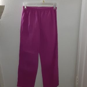 Pink pajama pants